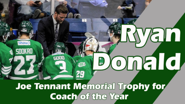 Ryan Donald named BCHL’s Joe Tennant Memorial Trophy for Coach of the Year